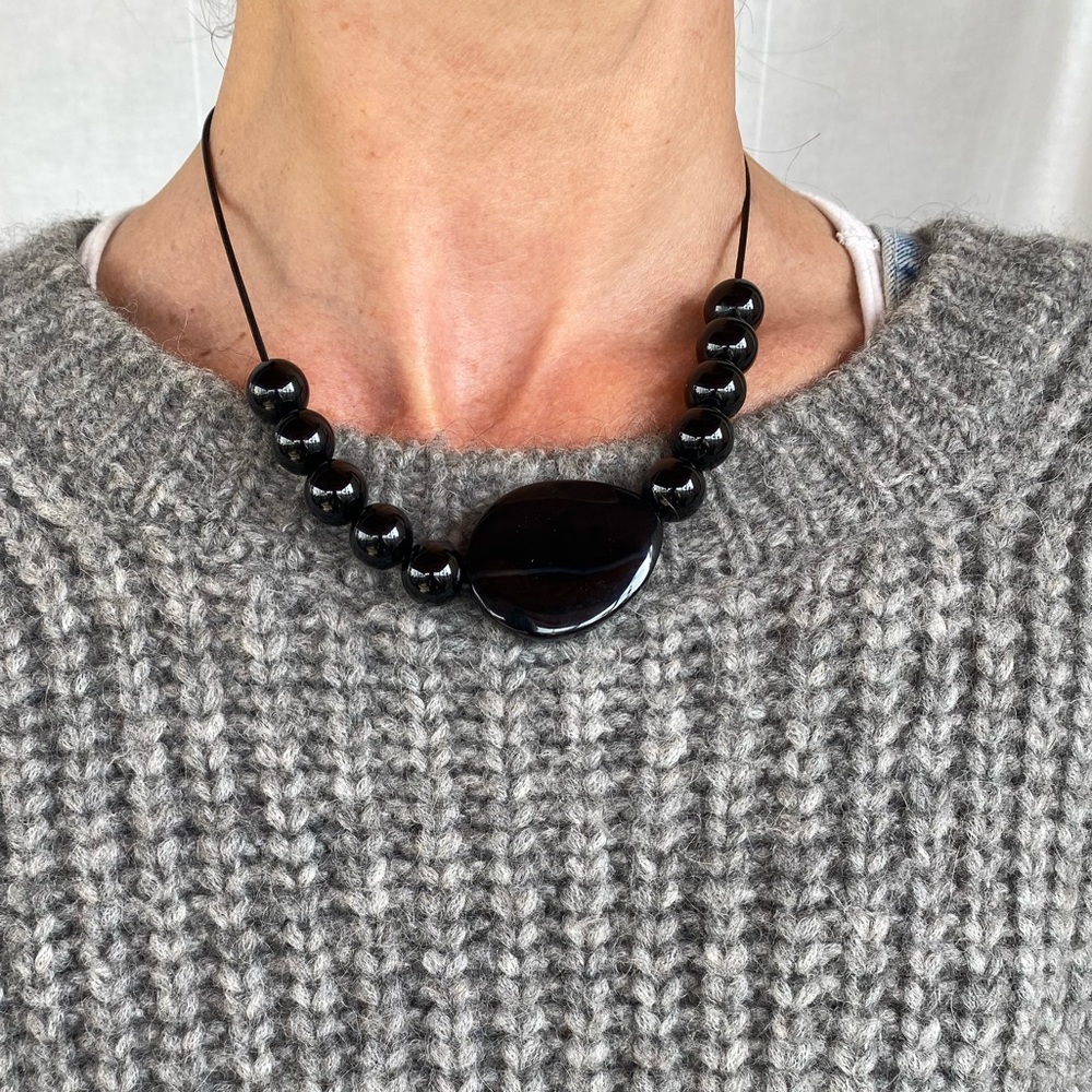 Beaded Statement Necklace